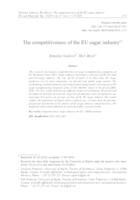 Konkurentnost industrije šećera u EU