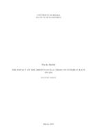 The impact of the 2008 financial crisis on interest rate swaps