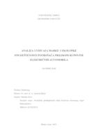 Analiza utjecaja marke i ekološke osviještenosti potrošača prilikom kupovine električnih automobila