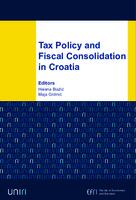 Tax Policy and Fiscal Consolidation in Croatia