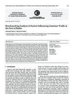 Benchmarking Analysis of Factors Influencing Container Traffic in the Port of Rijeka
