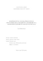 Komparativna analiza pokazatelja financijske situacije društva Interigre d.o.o. s konkurentnim društvom Wettpunkt d.o.o.