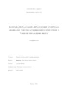 Komparativna analiza financijskih izvještaja odabranih poduzeća prehrambene industrije u vrijeme financijske krize