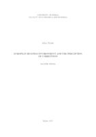 European business environment and the perception of corruption