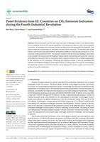 Panel Evidence from EU Countries on CO2 Emission Indicators during the Fourth Industrial Revolution