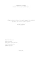 Comparative analysis of risk management practices in Croatian and German banking system