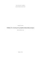 Politike EU u borbi protiv posljedica klimatskih promjena