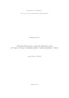 Internationalization of business and international investments in the European Union