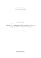 The distinctiveness of employment regulations in selected European Union countries