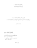 prikaz prve stranice dokumenta Analiza okoline i razvoj konkurentskih prednosti hotelskog poduzeća