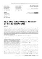 prikaz prve stranice dokumenta R&D AND INNOVATION ACTIVITY OF THE EU CHEMICALS