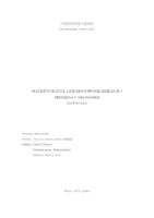 prikaz prve stranice dokumenta Matrični račun, linearno programiranje i primjena u ekonomiji
