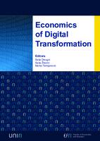 prikaz prve stranice dokumenta Economics of Digital Transformation