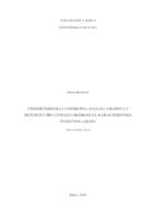 prikaz prve stranice dokumenta Višekriterijska i usporedna analiza gradova u Republici Hrvatskoj s obzirom na karakteristike pametnog grada