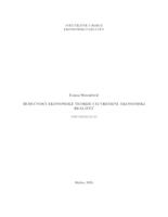 prikaz prve stranice dokumenta Budućnost ekonomske teorije i suvremeni ekonomski realitet