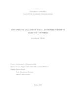 prikaz prve stranice dokumenta Comparative Analysis of Social Entrepreneurship in Selected Countries