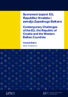 prikaz prve stranice dokumenta Suvremeni izazovi EU, Republike Hrvatske i zemalja Zapadnoga Balkana