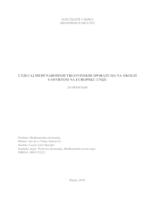 prikaz prve stranice dokumenta Utjecaj međunarodnih trgovinskih sporazuma na okoliš s osvrtom na Europsku uniju