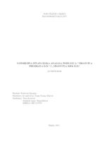 prikaz prve stranice dokumenta Usporedna financijska analiza poduzeća "Trgovina Prehrana d.d." i "Trgovina Krk d.d."