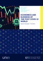 prikaz prve stranice dokumenta Economics and business of the post COVID-19 world
