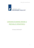 prikaz prve stranice dokumenta Osnivanje banke hrane u Republici Hrvatskoj - studija izvedivosti