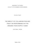 prikaz prve stranice dokumenta The impact of collaboration and trust on performance in the organic food supply chain
