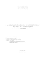 prikaz prve stranice dokumenta Analiza proizvodnog procesa na primjeru poduzeća Mlinar pekarska industrija d.o.o.