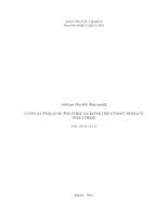 prikaz prve stranice dokumenta Utjecaj fiskalne politike na konkurentnost domaće industrije