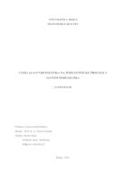 prikaz prve stranice dokumenta Utjecaj javnih politika na poduzetničke procese u javnim poduzećima